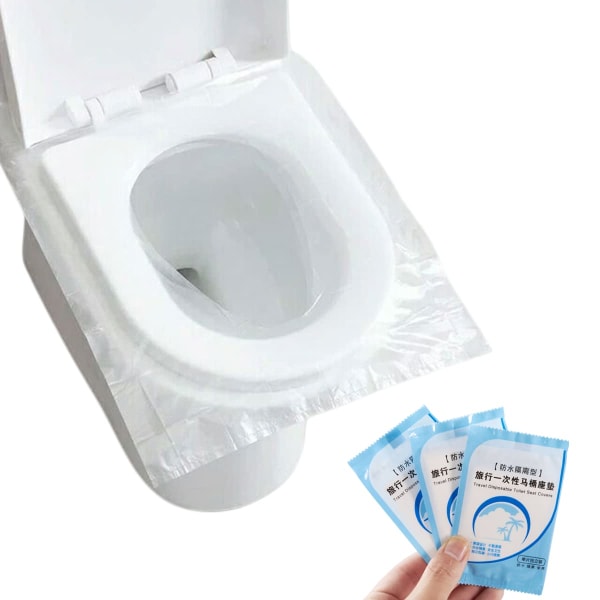 30 st Engångsöverdrag för toalettsitsar Spollbara toalettsitsöverdrag Vattentäta bärbara pottstolsöverdrag för barn