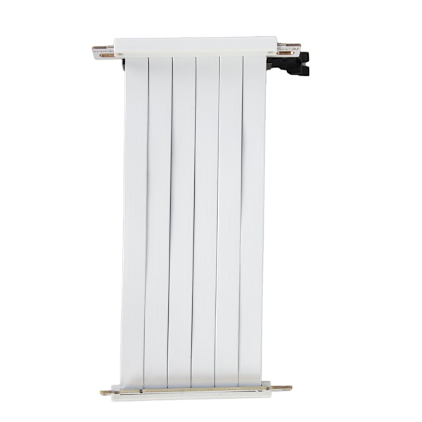 PCIE 3.0 X16 Riser-kaapeli 180 asteen korkea nopeus joustava kaksinkertainen käännetty liitin GPU-näytönohjaimen jatkokaapeli Valkoinen 70 cm / 27,6 tuumaa