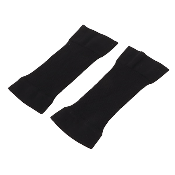 1 par armkompressionsärmar Elastisk bomull Mjuk textur arm slimming wrap-ärmar 480D