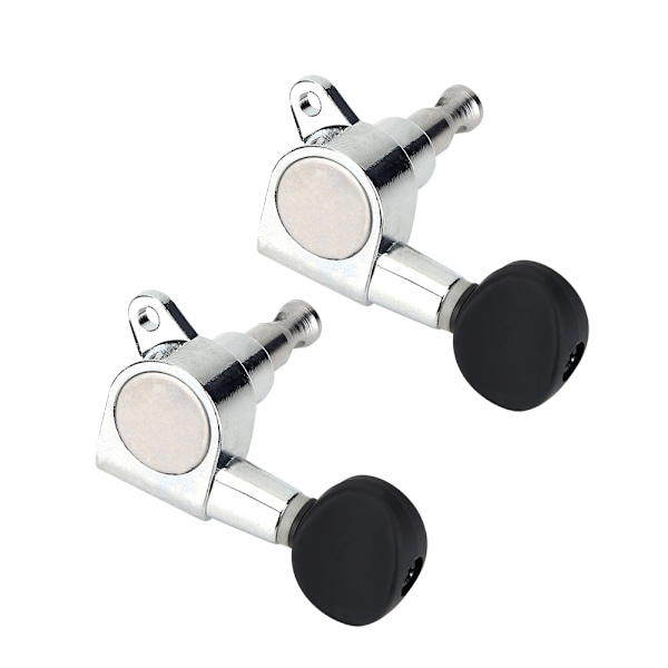 2R 2L stängda aluminiumlegeringar maskinhuvuden String Tuning Key Pegs Tuners för Ukulele