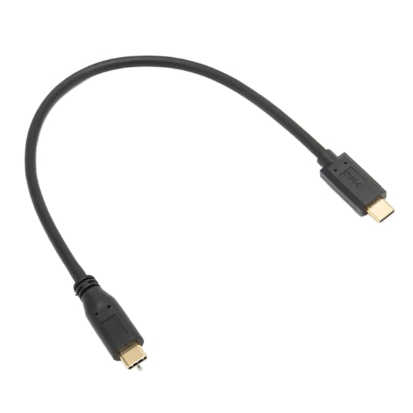 USB 3.1-kabel C til C hann til hunn med låsemutterCa 11,8 tommer lang USB C til USB C-kabel for telefon Laptop laderUSB C hann til USB C hunn