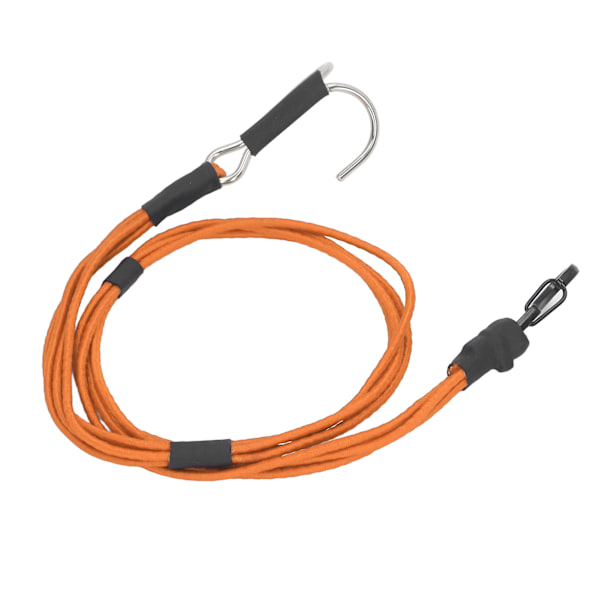 RC Crawler Kinetic Winch Strap Elastisk Rescue Drag Trailer Rep Strap med krokar för 1/10 1/8 RC Car Orange