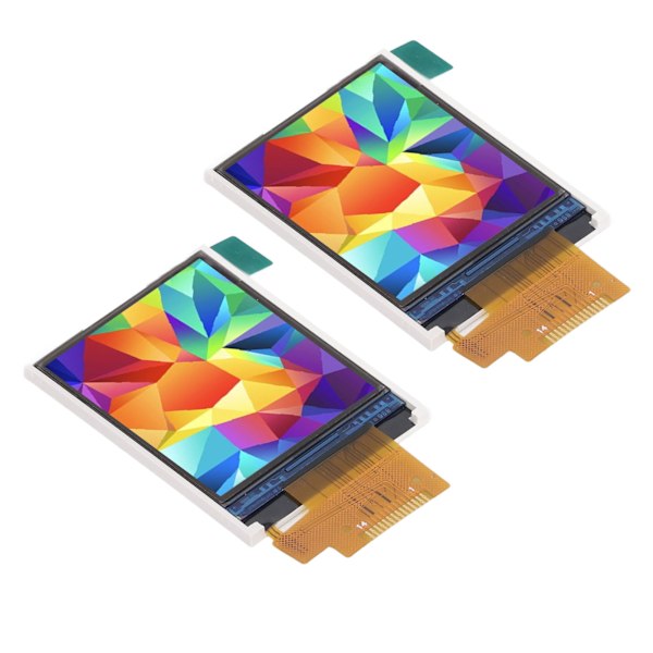 2 ST TFT IPS Display Modul 1,8 tum Färg 128 X 160 SPI Interface ST7735S Drive Display Modul