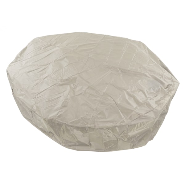 Ulkoilma-ammeet Suojapeite Pyöreä kylpytynnyri Suoja 190 Hopea Polyesteri Taft Kylpytynnyri Vedenpitävä Peite 190x30cm Beige
