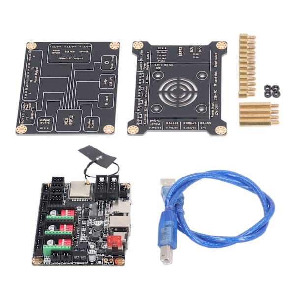 Lasergraveringsstyringskort MKS DLC32 V2.1 Offline Kontrol 32bit WIFI Graveringsmaskine Moderkort og Beskyttelsesetui