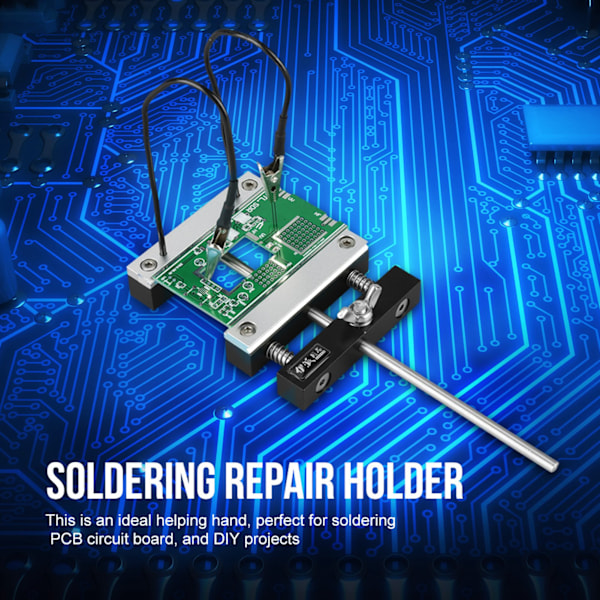 1 Sæt Loddestation PCB Pladeholder med to Bremser