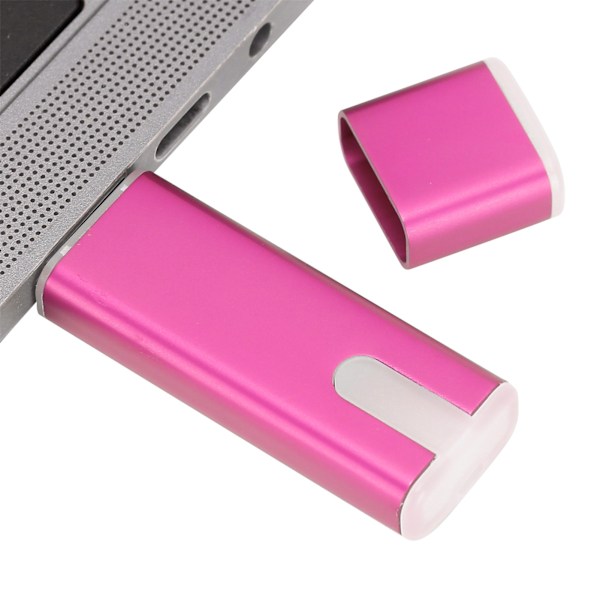USB-minne USB2.0 Portabelt U Disk Flash Drive Mini Laptop Tillbehör Rosröd 128GB