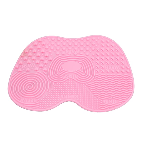 3 stk Makeupbørste Rengøringsmåtte Silikon Foldbar Kosmetisk Rengøringsbørste Scrubber Pad med 5 sugekopper