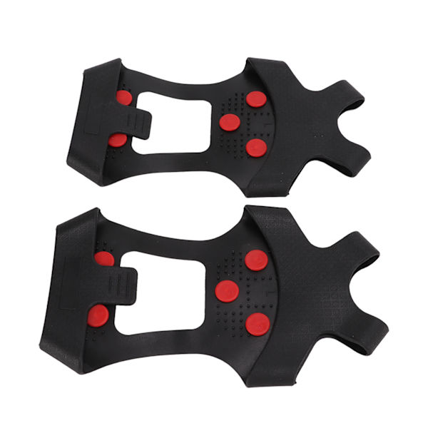 1 par Sne Anti-Slip Sho Covers Walk Traction Crampons 10 pigge Isgrib til sko Støvler