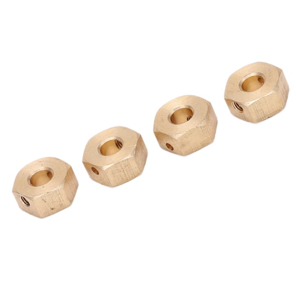 RC Hex Adaptrar Mässing Robust Slitstark Utsökt utseende Enkel installation RC Hex Navförlängning för Axial10mm