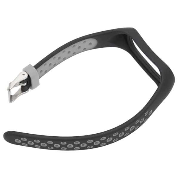 Smart Armband Band Smartwatch Handledsband Loop Armbandsrem Bicolor Anti Lost för Xiaomi Mi Band 6 5 NFC (svart grå)