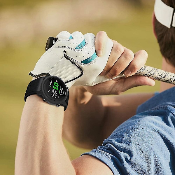 Silikonersättningsrem för Garmin Forerunner 745/Venu 2/Vivoactive 4 - 22mm djupblå