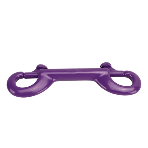 90 mm 316 rustfritt stål dykke dobbelthodet krok Hurtigkobling fjærkroker for dykking BCD Lilla