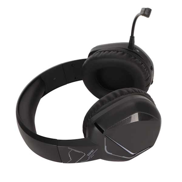 Bluetooth Gaming Headset Multifunktionel RGB Cool Belysning Lav Latency Støjreducerende 2.4G Trådløst Stereoheadset