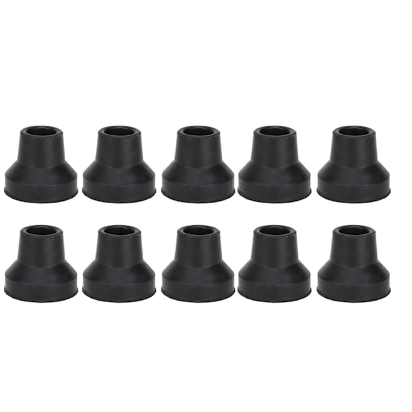 10 kpl Sauvakärjet Kumipinta Liukastumisenesto Kestävä Kävelykeppi Kärjet Tavallisille Ja Taittuville Sauvoille 16 mm/0.63in