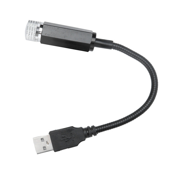 LED Takstjerne Lys Bærbar Romantisk Bil Taklys USB-Lading for Innendørs Utendørs Rød