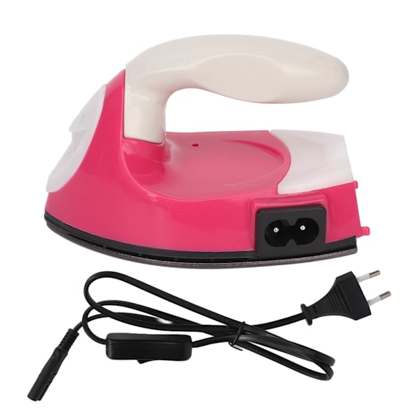 Mini Strykjärn Rynkborttagning Helautomatisk Kompakt Storlek Vågat Handtag Mini Handhållet Strykjärn för Kläder 100‑240V EU-kontakt 110‑240V