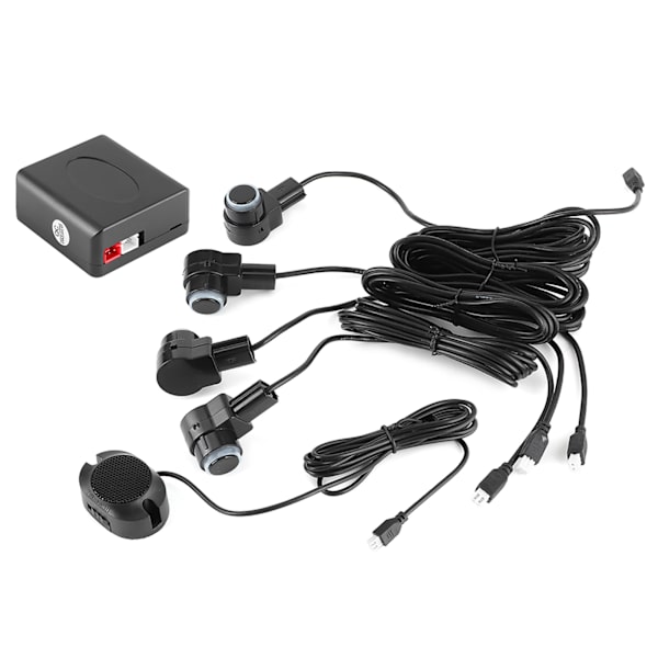 Intelligent parkeringsassistent system 4 sensorprobe bil auto revers radar 65dB summer varslingssett