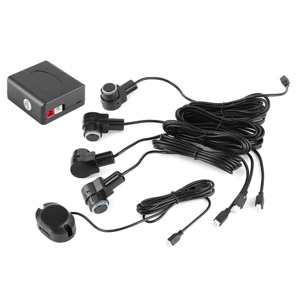 【NX】Intelligent parkeringsassistanssystem 4 sensorprob bil automatisk backradar 65dB summer varningssats
