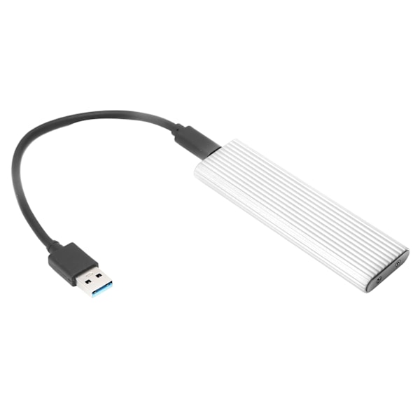 SSD Kabinet M.2 NGFF SATA Adapterboks B Key B+M Key Ekstern Harddisk Case til Win Xp/7/8/ (Sølv) Argent