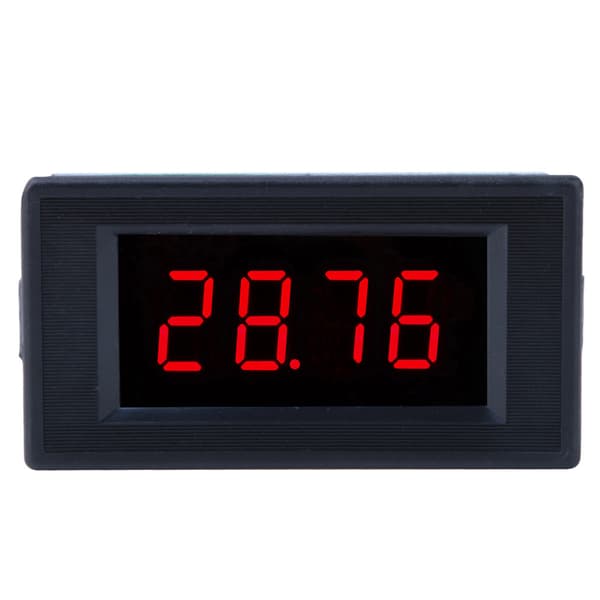 5135A DC5V DC-voltmeter med høj præcision Digital panelmåler med rød LED (DC50mV/DC100mV/DC200mV)