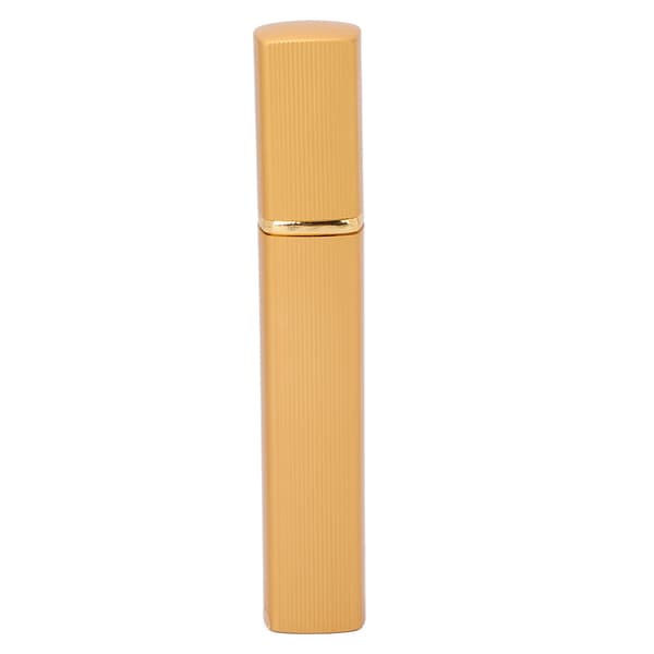 Bärbar parfymflaska vätskedispensering påfyllningsbar atomizerflaska Kompatibel med resande 12 ml guld