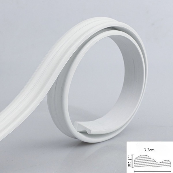 Self-adhesive decorative PVC wall trim - Flexible decorative strips