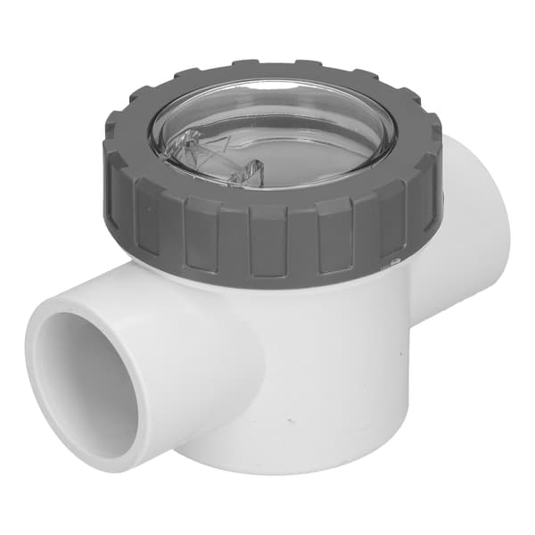 PVC Backventil Pool Transparent Icke-Returventil Ersättningstillbehör (V401A)