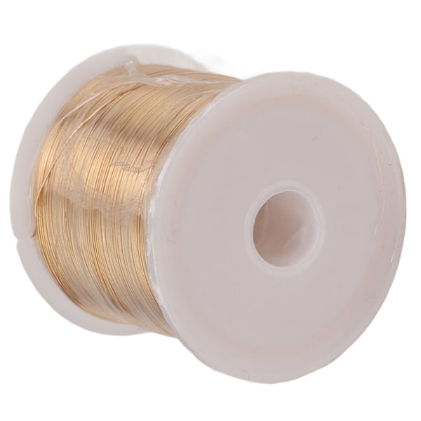 0,3 mm 100 meter Smykke Kobbertråd DIY Håndværk Smykker Strikning Form Wire Wrap Smykker Tråd til Håndværk Guld