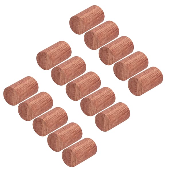 15 st trä eterisk olja diffusor rosenträ bärbar mini rund aromaterapi diffusor