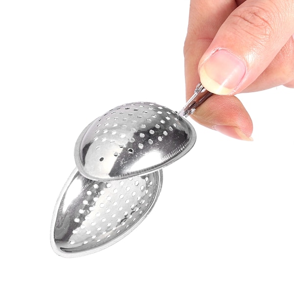 Rustfritt stål løs te-infuser blad sil filter diffuser urte krydder vanndråpe pincher