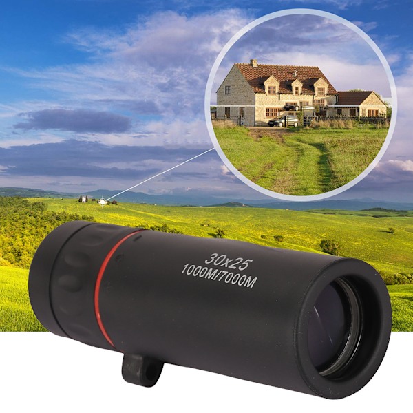 Bärbart Mini Monocular Telescope Outdoor Camping Jakt Optisk Teleskop