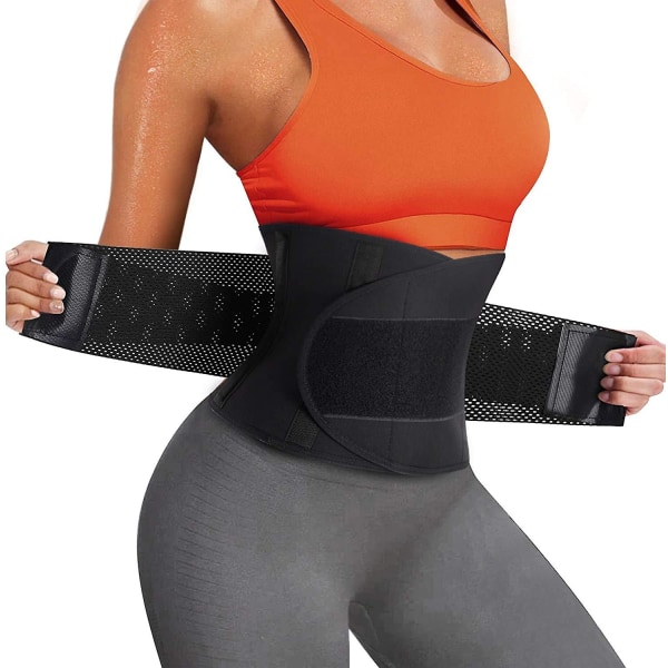 Midjetrener Trimmer For Dame Badstue Svette Magekontroll Cincher Belt Body Shaper Sportsbelter 3XL