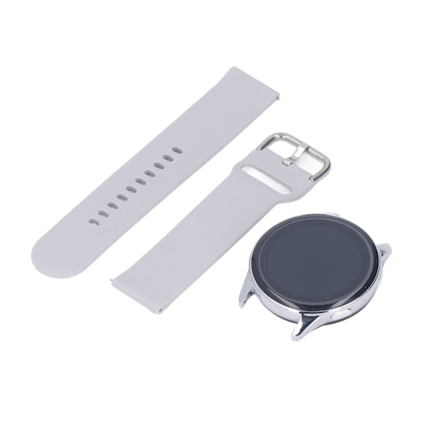 T2 PRO Smartwatch Grå - Hjärtfrekvens, Blodtryck, Blodsockerövervakning, Bluetooth-samtal, Silikonarmband