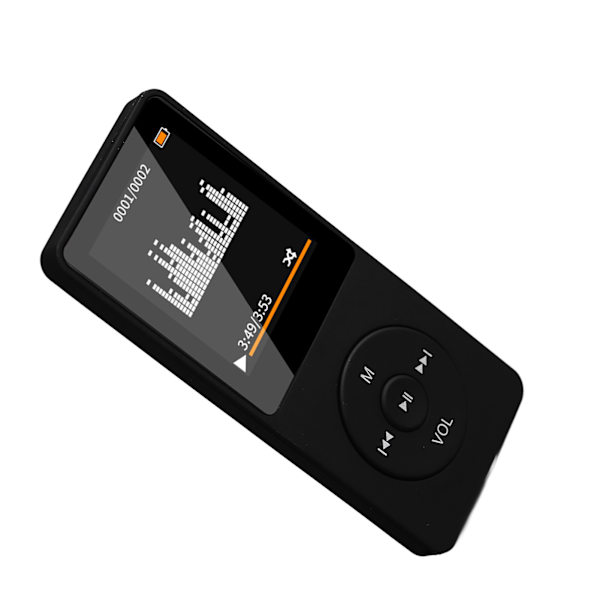 MP4-spelare Multifunktion Snyggt kompakt stereoljud Bluetooth-musikspelare för löpning Gå Studerande Möte
