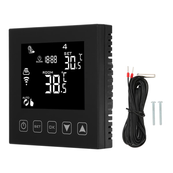 16A Smart Temperaturregulator WiFi Fjärrkontroll golvvärme termostat för hem AC90‑240V