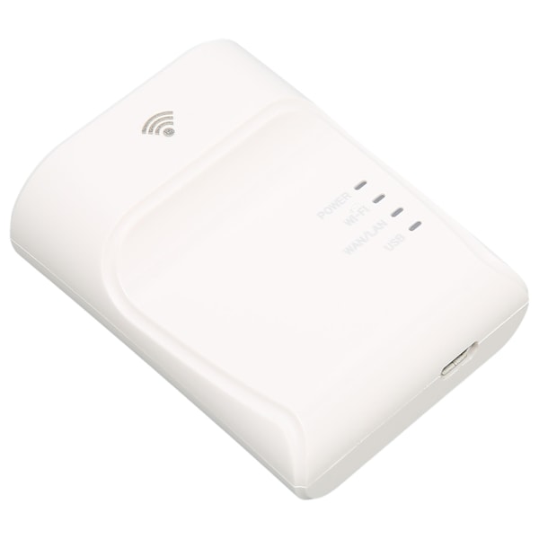 Langaton USB-tulostinpalvelin 10/100 Mbps Adaptiivinen 480 Mbps siirto Pieni koko Nopea Internet-tulostinpalvelin 100‑240V US-pistoke