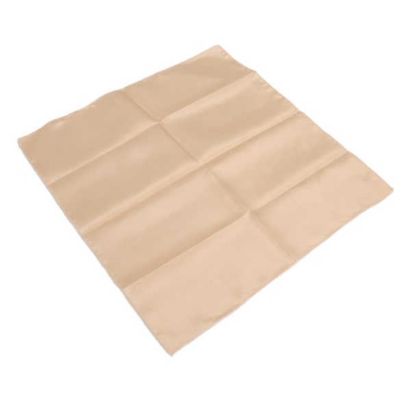 24 st Fyrkantiga Satin Servetter 43x43cm Mjuka Glansiga Eleganta Bordservetter för Bröllop Fester Ceremonier Guld
