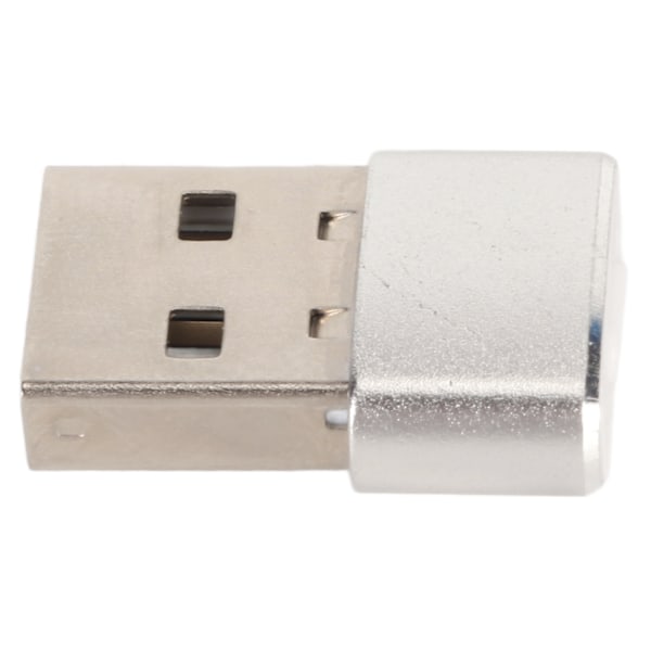 Mouse Jiggler 2 lägen Håll skärmen aktiv Switch-knapp Plug and Play Mini Mouse Shaker för spelmötespresentation Silverfärg