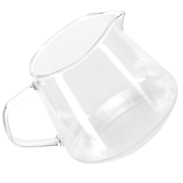 Transparent kop i højt borosilikatglas Kaffedelingskop Antiscalding til at drikke te (400 ml)