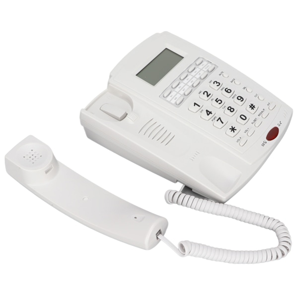 101‑A kontorshemtelefon nummerpresentation fast telefonlås Larmfunktion Justerbar LCD-ljusstyrka och volym