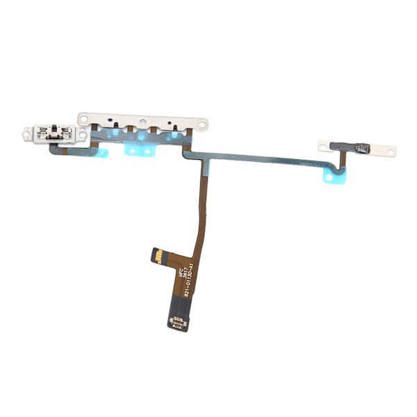 Strømknapp, volumknapp, lydløs bryter Flexkabelfeste, lynkontakt, metall PCB-utskifting for iPhone X mobiltelefon
