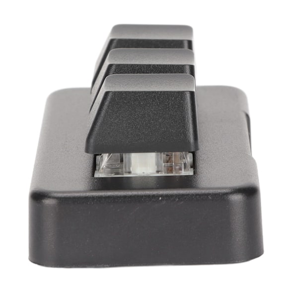 Knappsats med 3 tangenter RGB Bakgrundsbelyst 3 tangenter USB-gränssnitt Mini Mekanisk Programmerbar Plug and Play Macro-knappsats för dator Svart