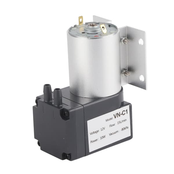 Vakuum sugpump undertryck med stativ -80kpa 10W DC24V/DC12V