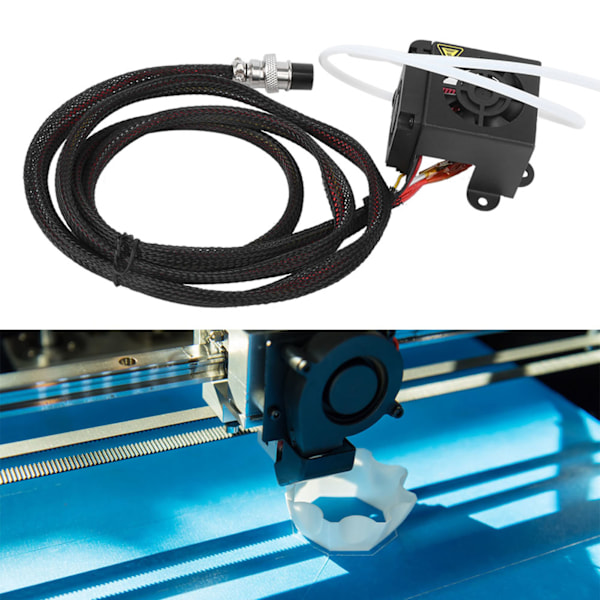 Extruder Kit 3D-skrivartillbehör Lämplig för CR‑10/Ender3 Full Set Munstycke Fanjh‑80‑12V