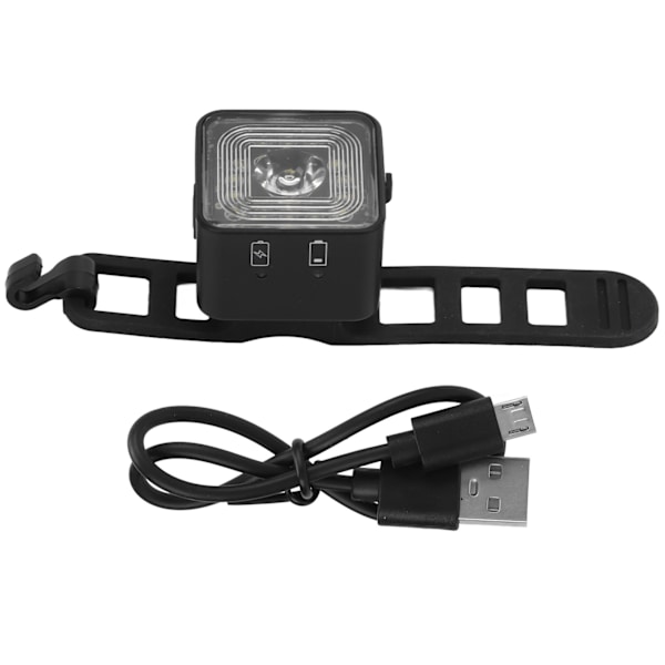 Pyörävalaisin Vedenkestävä Käytännöllinen Superkirkas Viisi Tasoa Himmennettävä USB Nopea Lataus Pyörävarusteet E‑105 Etuvalo