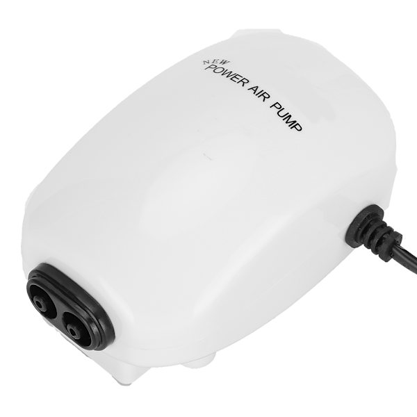 Akvaario Ilmapumppu Kalatankki Ilmastuslaite Hiljainen Kaksoislähtö EU-pistoke 220‑240V