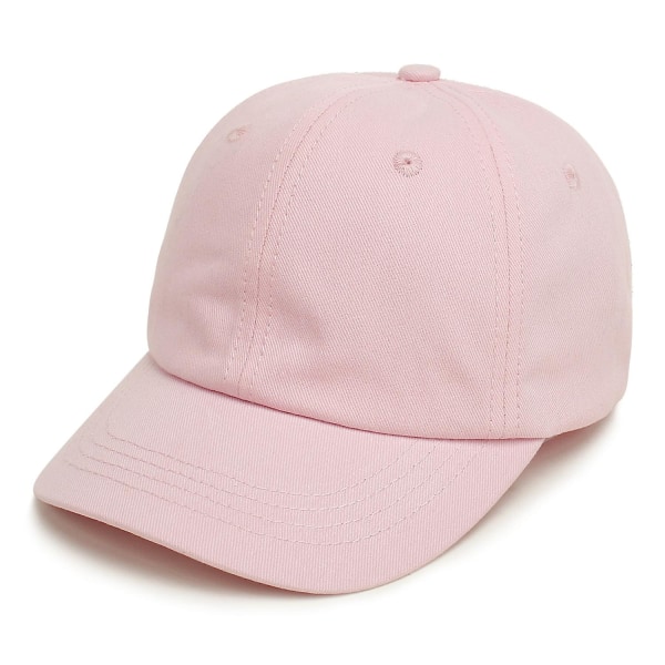 Utomhus Casual Wild Peaked Cap Enfärgad böjd brätte solhatt light pink 52 yards