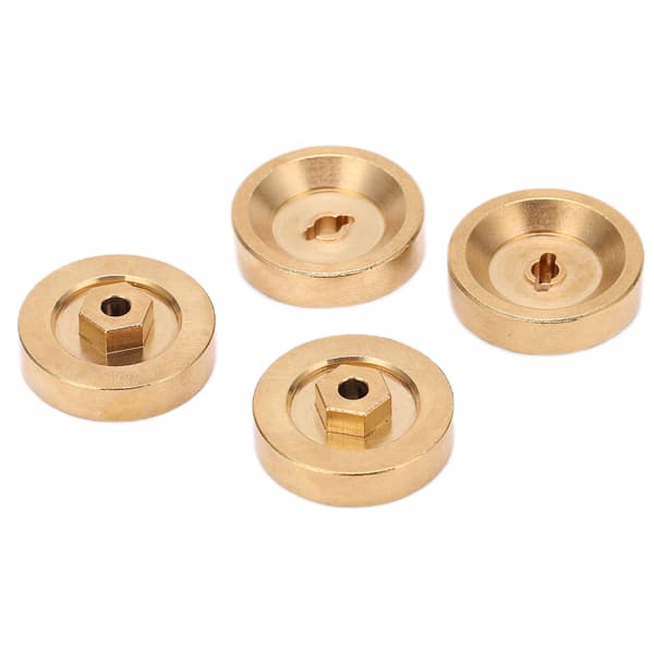 【NX】Hjulvikter Hexadapter Rostfri Slitstark Mässing 3mm Hexadapter för 1/24 Klätterbil