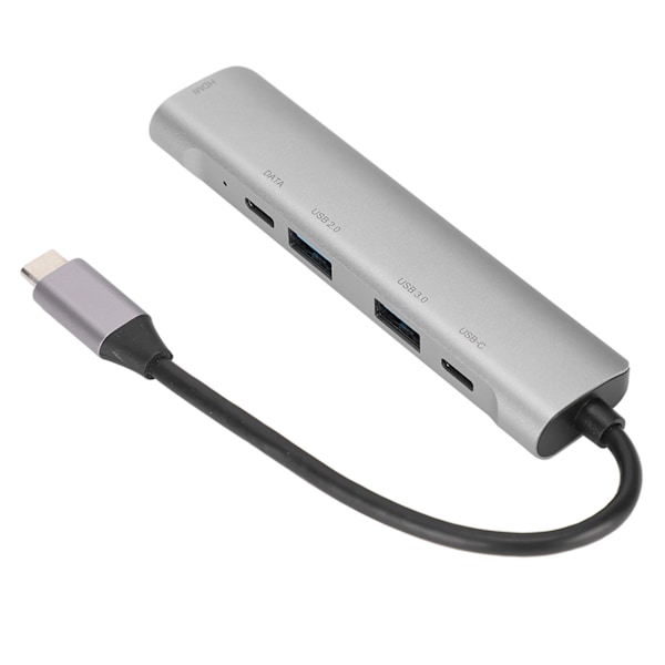 5-i-1 Typ C till HDMI Hub 4K x 2K 30Hz TV-projektor Videoadapter USB 3.0 2.0 dockningsstation